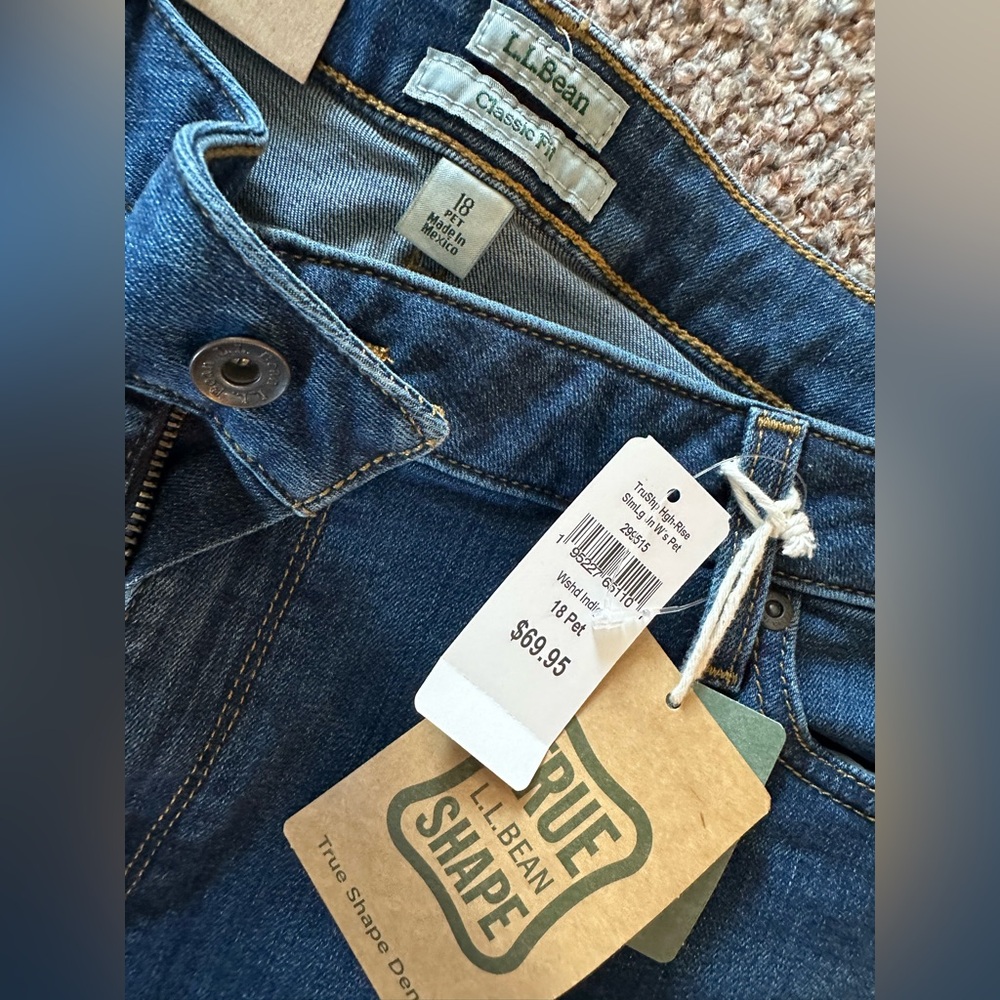 L.L. Bean Indigo Denim Pants